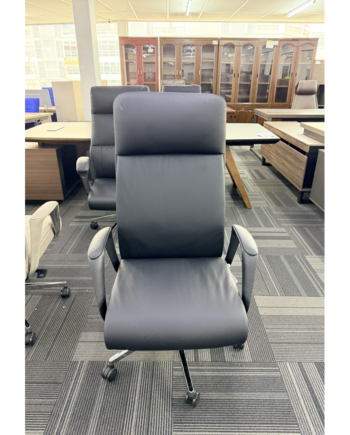 BRYAN-H / Executive Director Chair, PU Seat, 5 Star Chrome Base