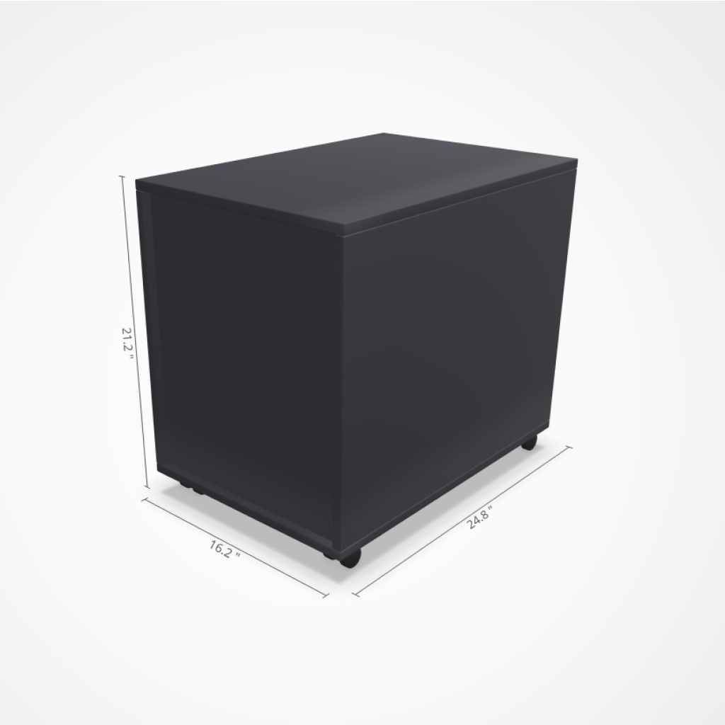 CUBE office personal storage pedestal with stationary drawer made in Denmark