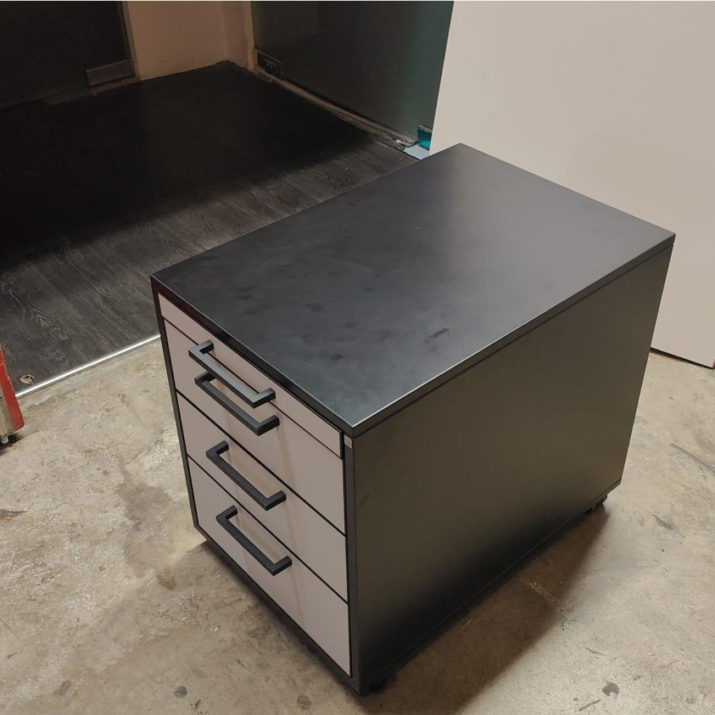 CUBE office personal storage pedestal with stationary drawer made in Denmark